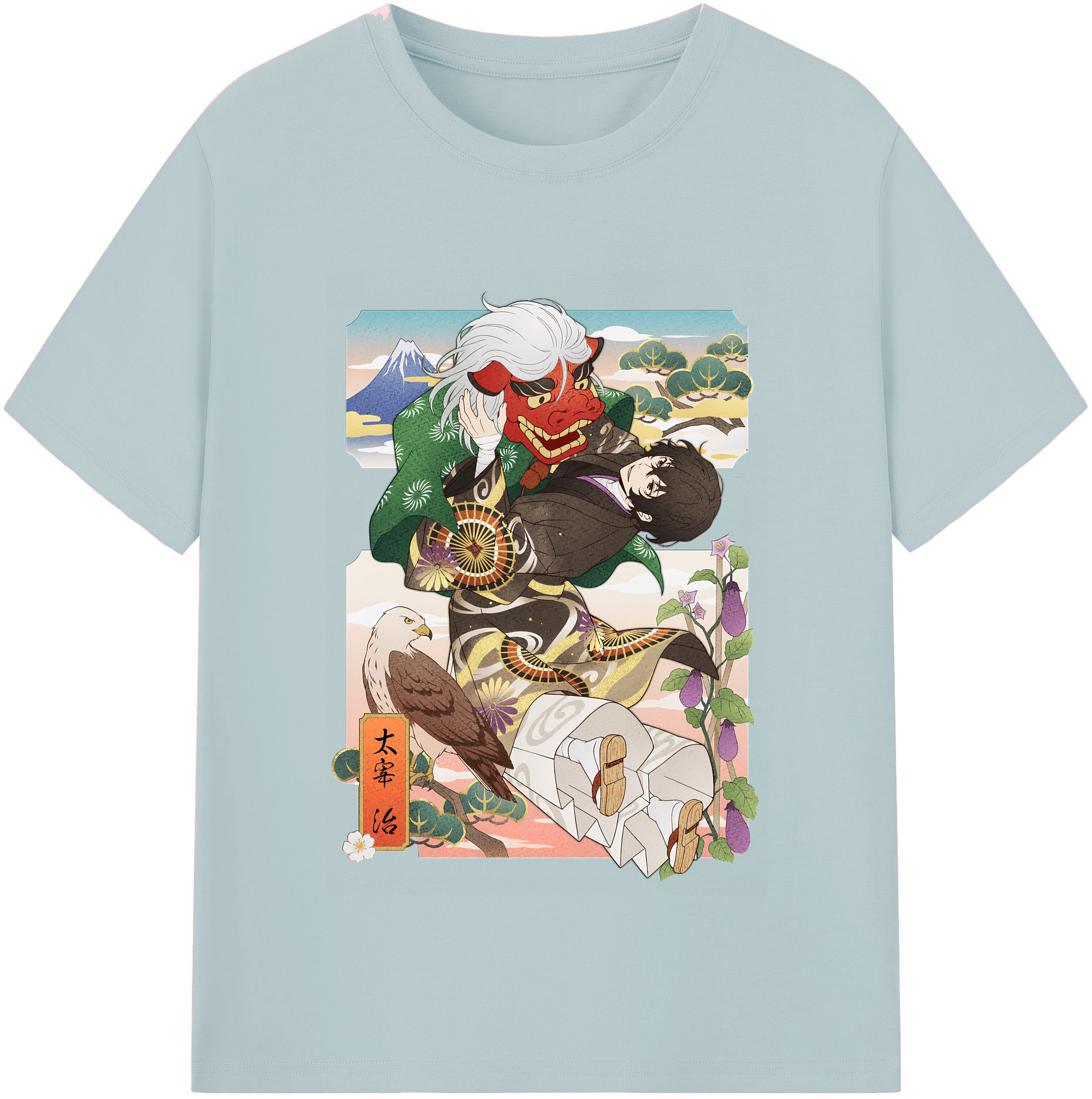 （画像用） 文豪ストレイドッグス Bungo Stray Dogs 綿100％半袖Tシャツ（フロントプリント）